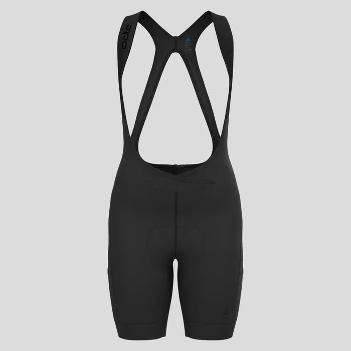 Odlo Shorts The Zeroweight Cargo Bib Cycling Shorts Black 8211 Women
