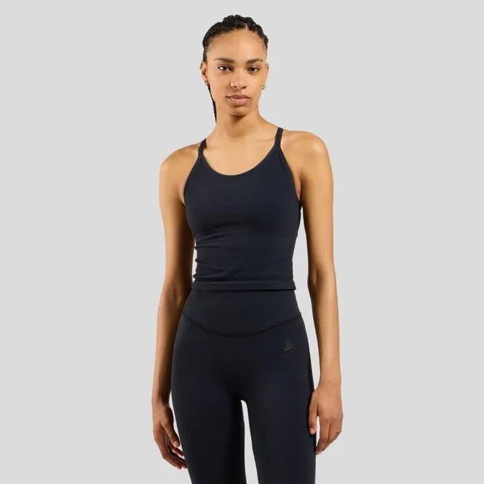 Odlo Tshirts and Polos The Active 365 2In1 Training Tank Black 8211 Women