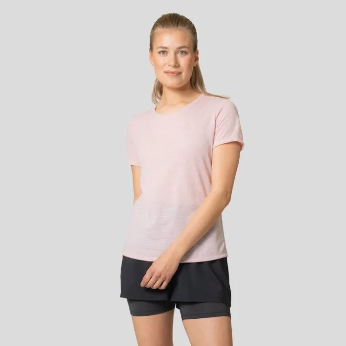 Odlo Tshirts and Polos The Active 365 Linencool TShirt Pale Mauve Melange 8211 Women Odlo Tshirts and Polos The Active 365 Linencool TShirt Pale Mauve Melange 8211 Women