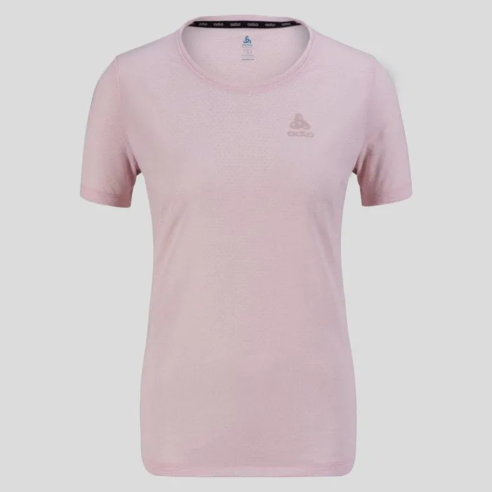 Odlo Tshirts and Polos The Active 365 Linencool TShirt Pale Mauve Melange 8211 Women
