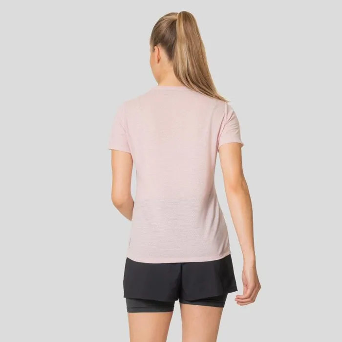 Odlo Tshirts and Polos The Active 365 Linencool TShirt Pale Mauve Melange 8211 Women