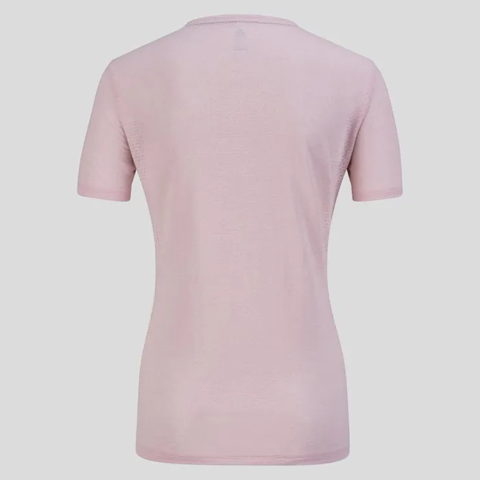 Odlo Tshirts and Polos The Active 365 Linencool TShirt Pale Mauve Melange 8211 Women