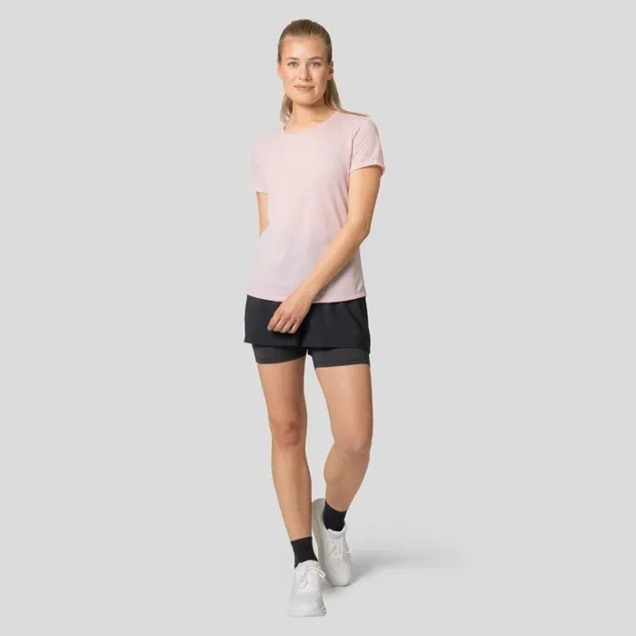 Odlo Tshirts and Polos The Active 365 Linencool TShirt Pale Mauve Melange 8211 Women