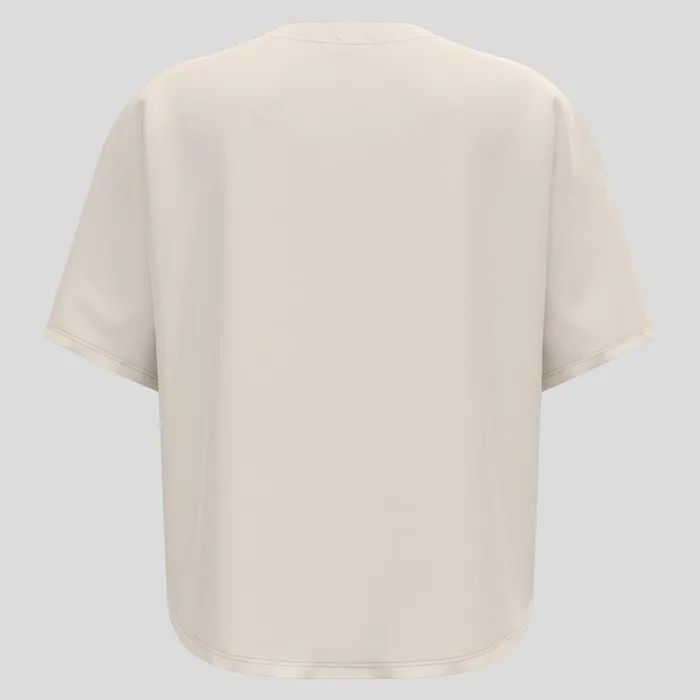 Odlo Tshirts and Polos The Active 365 Natural Blend TShirt Silver Cloud Melange 8211 Women