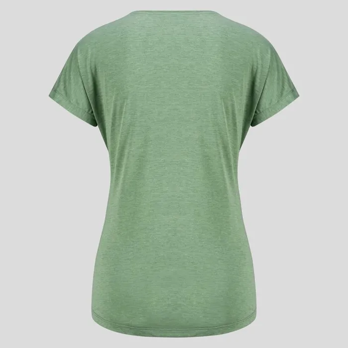 Odlo Tshirts and Polos The Ascent 365 Sharp TShirt Loden Frost Melange 8211 Women