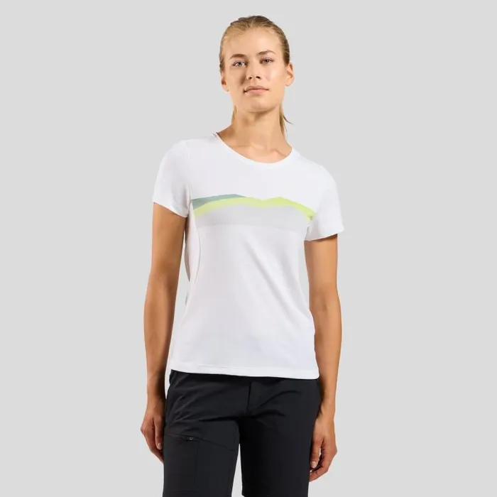 Odlo Tshirts and Polos The FDry Ridgeline TShirt White 8211 Women