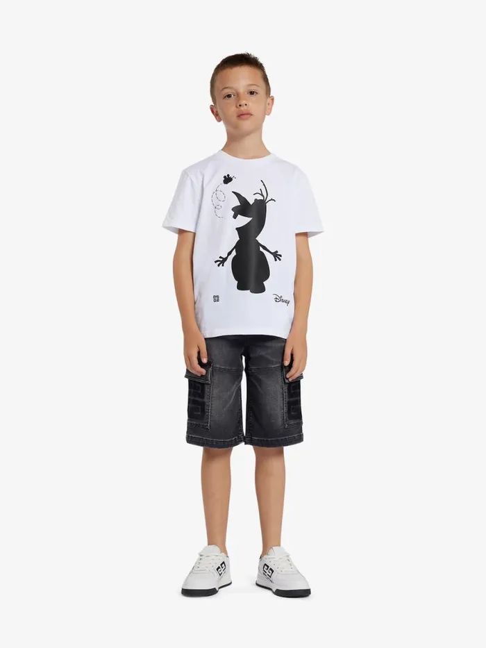 Olaf TShirt In Cotton White Kids Givenchy