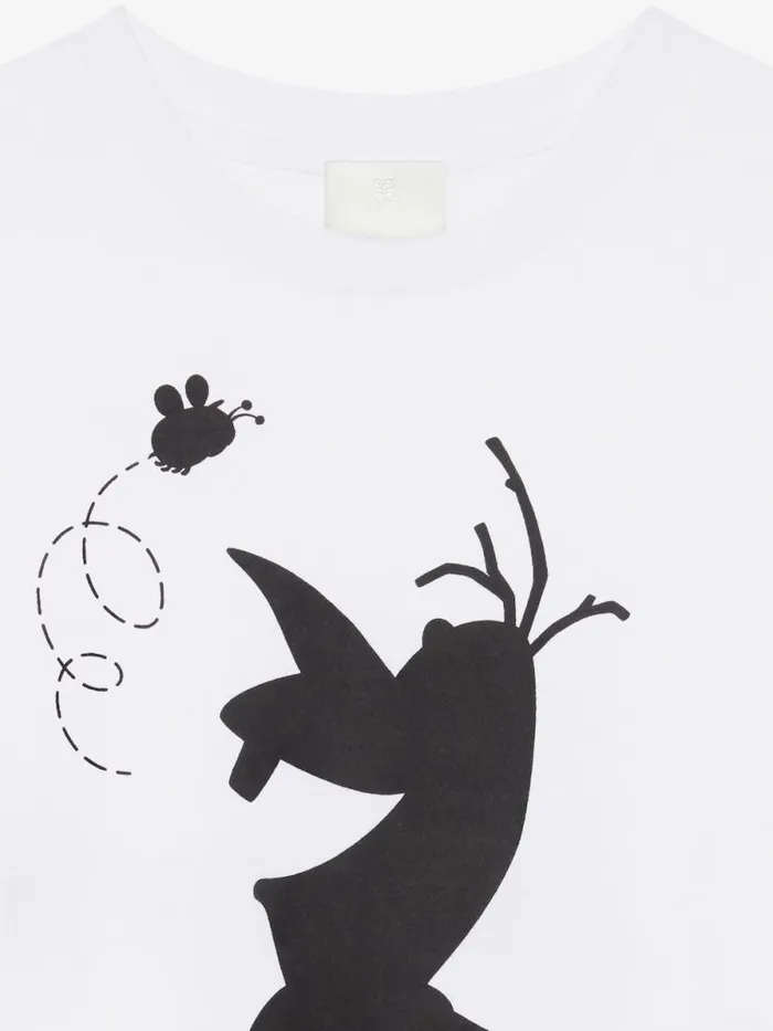 Olaf TShirt In Cotton White Kids Givenchy