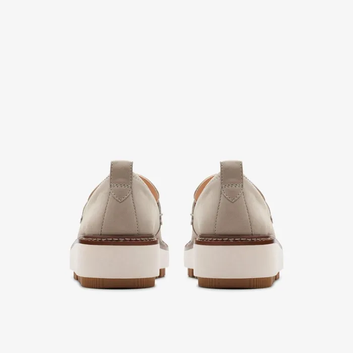 Orianna W Loafer Stone Nubuck Women Clarks Platforms