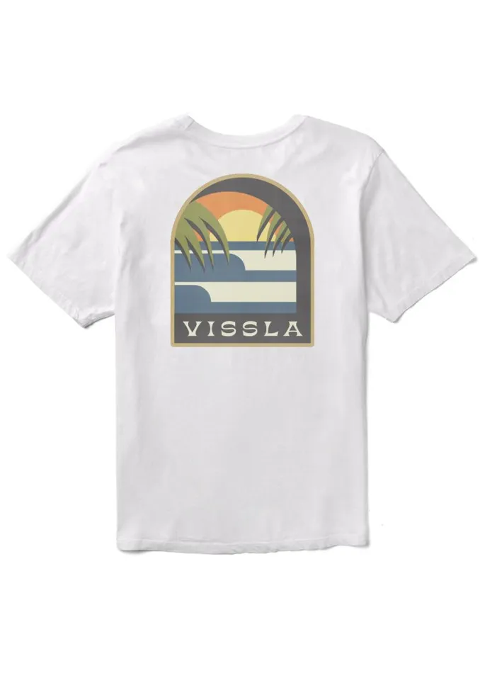 Out The Window Premium Pkt Tee White Men Vissla Tees