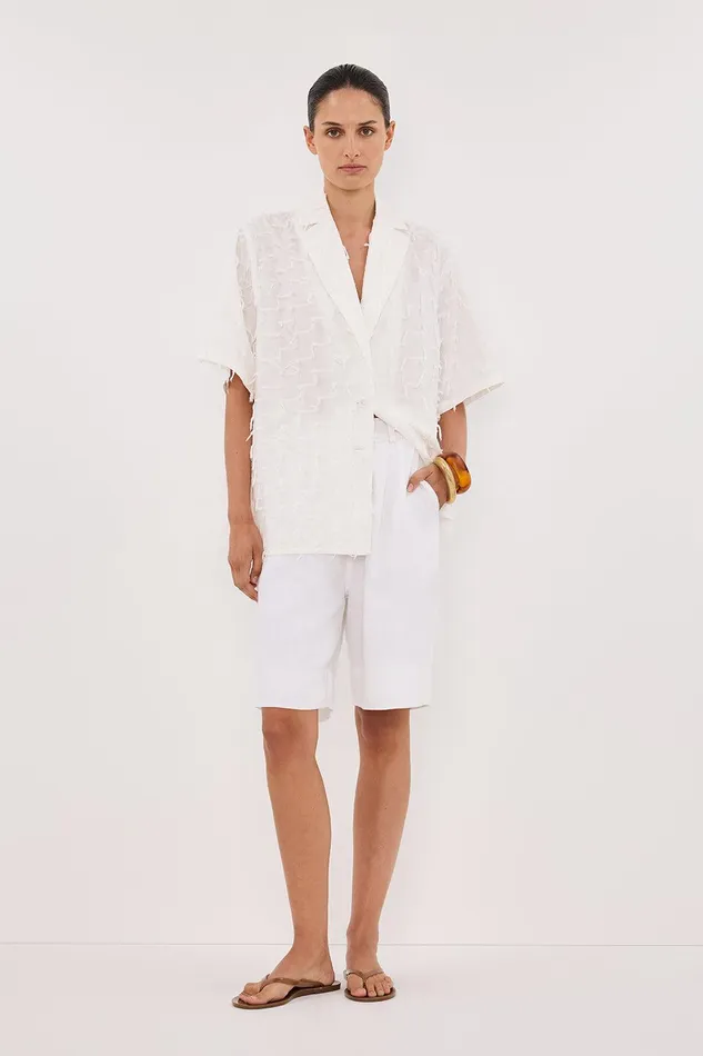 PALOMA WHITE COTTON SHIRT Women DISSH Shirts
