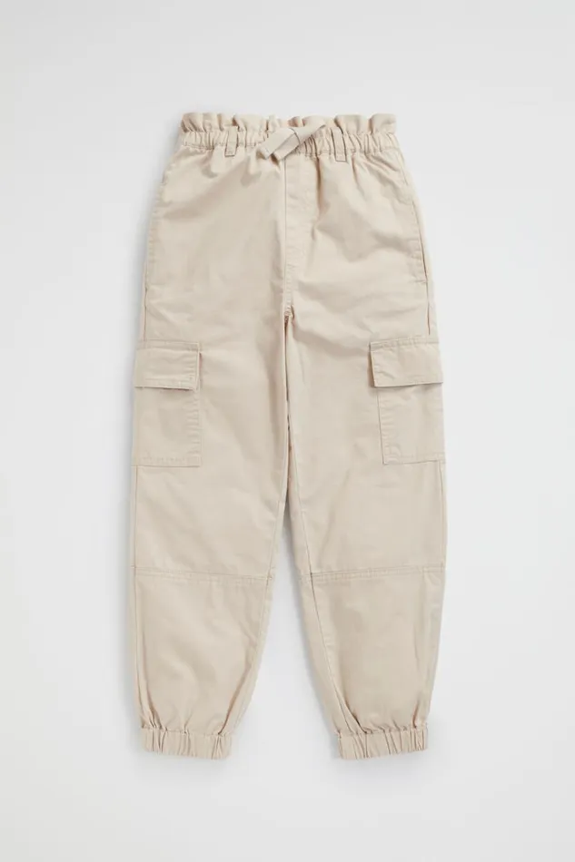 Pants Girl Seed Heritage Cargo Pant Ecru