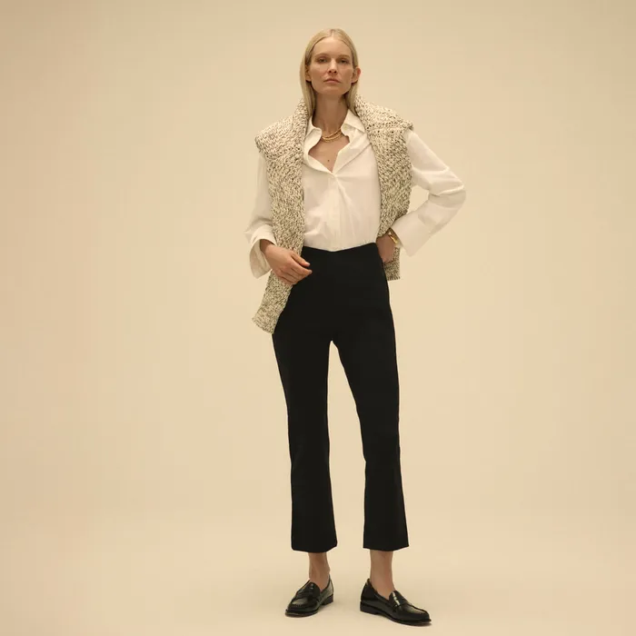 Pants M M LaFleur Women The Kick Flare Foster Pant 8211 Eco PowerStretch Black
