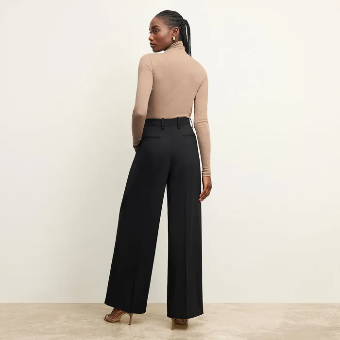 Pants M M LaFleur Women The Zuri Pant 8211 Washable Wool Twill Black