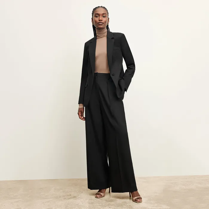 Pants M M LaFleur Women The Zuri Pant 8211 Washable Wool Twill Black