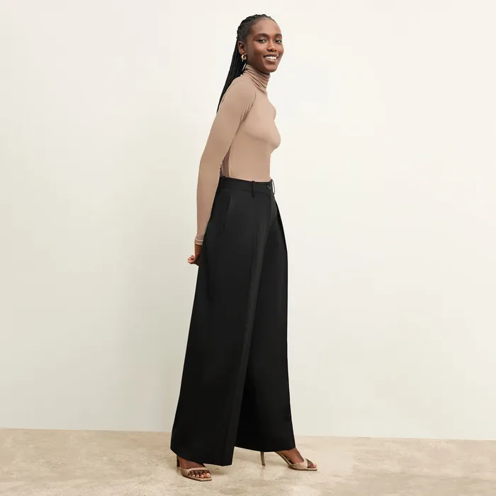 Pants M M LaFleur Women The Zuri Pant 8211 Washable Wool Twill Black