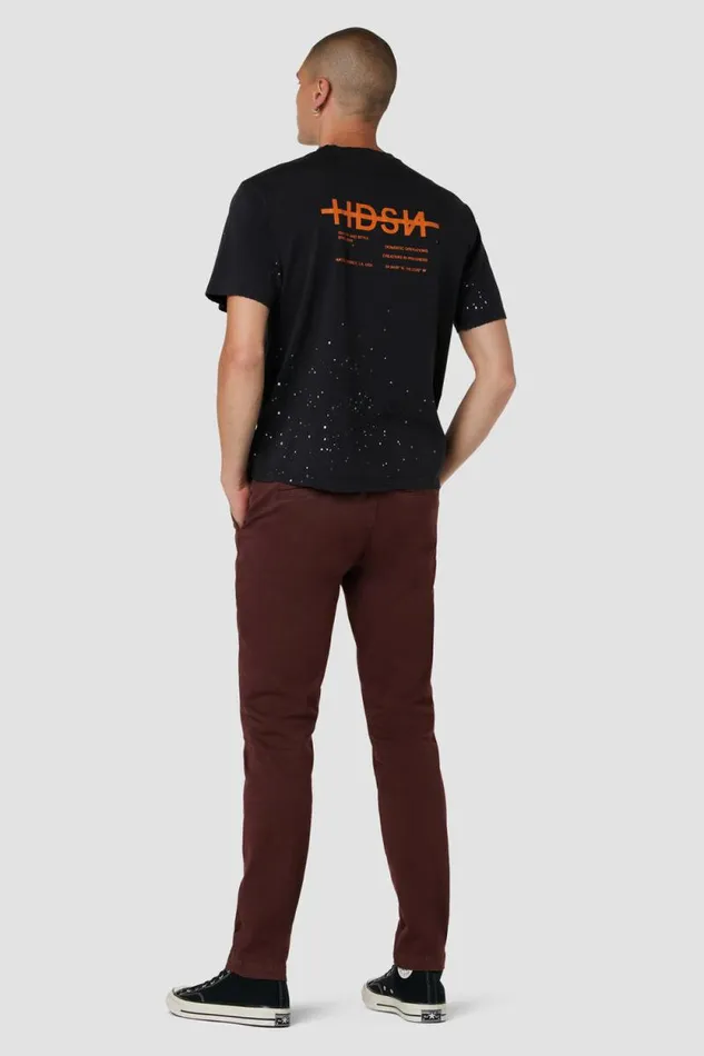 Pants Men Hudson Jeans Classic Slim Straight Chino Russet Pants Men Hudson Jeans Classic Slim Straight Chino Russet