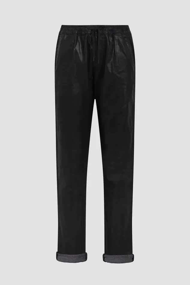 Pants Women Hudson Jeans Coated Track Pant Coated Black Beauty Pants Women Hudson Jeans Coated Track Pant Coated Black Beauty