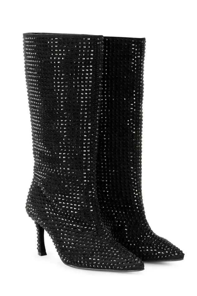 Paris Boots 8211 Black Women Cras Shoes