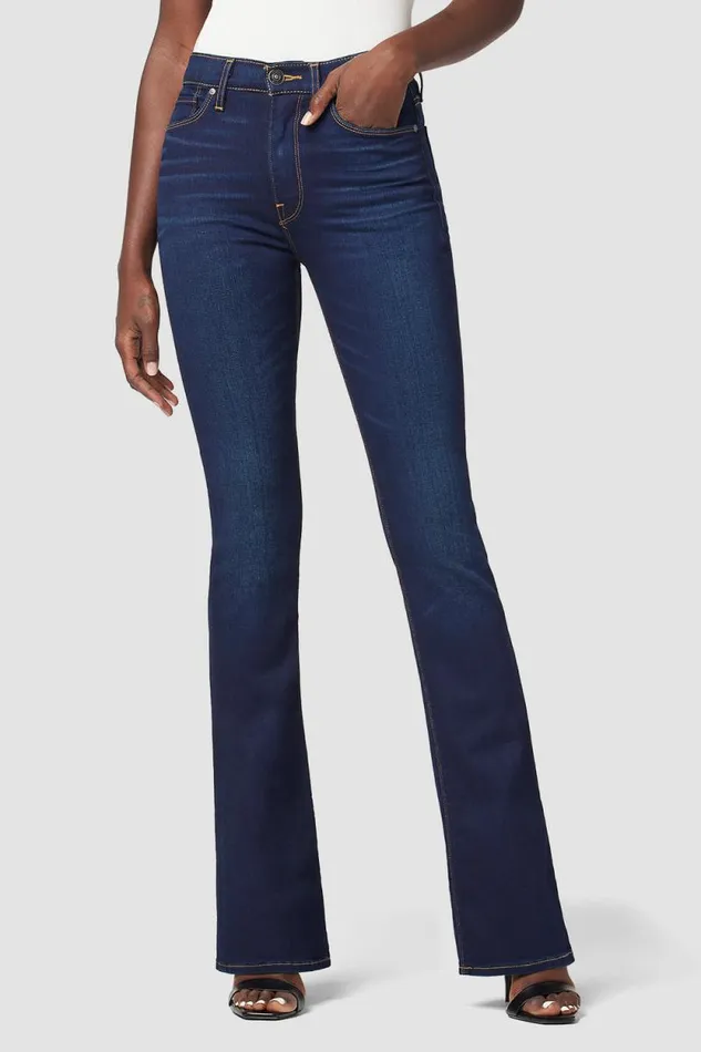 Petite Inseams Women Hudson Jeans Barbara HighRise Bootcut Petite Jean Requiem
