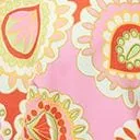 Pink and Green Paisley Print Midi Shirtdress Dresses Unique Vintage Midi