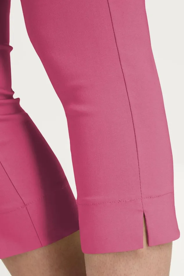 Pink Cropped Stretch Trouser Women Roman Coords