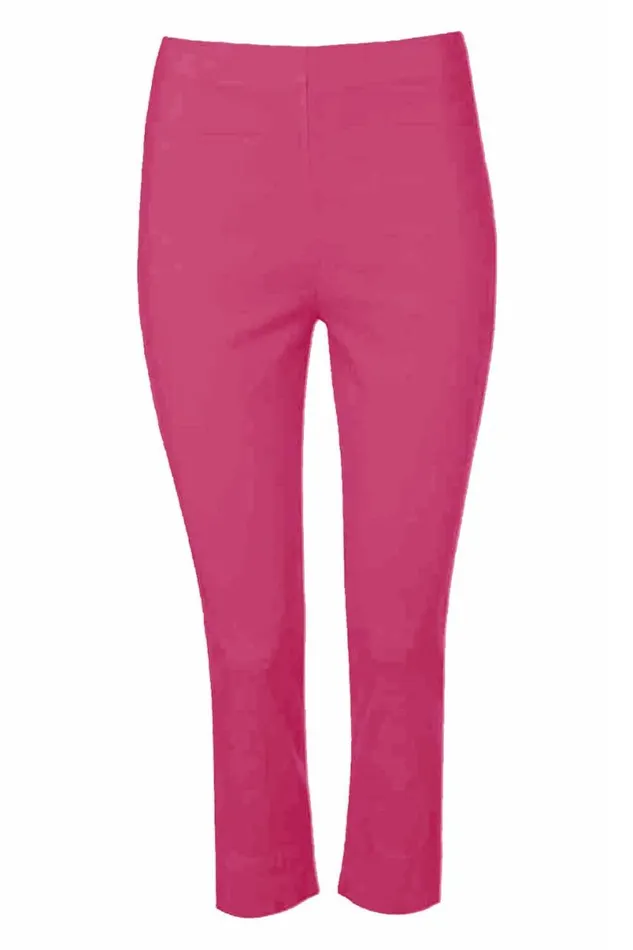 Pink Cropped Stretch Trouser Women Roman Coords