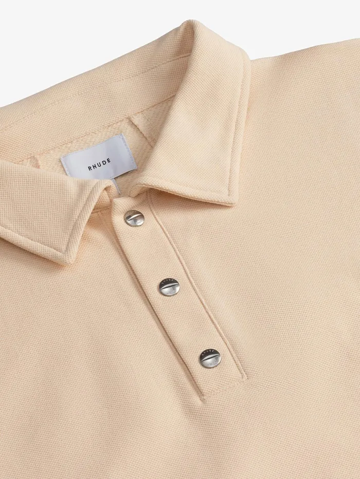 PIQUE SNAP SHORT SLEEVE POLO Men Rhude Shirts