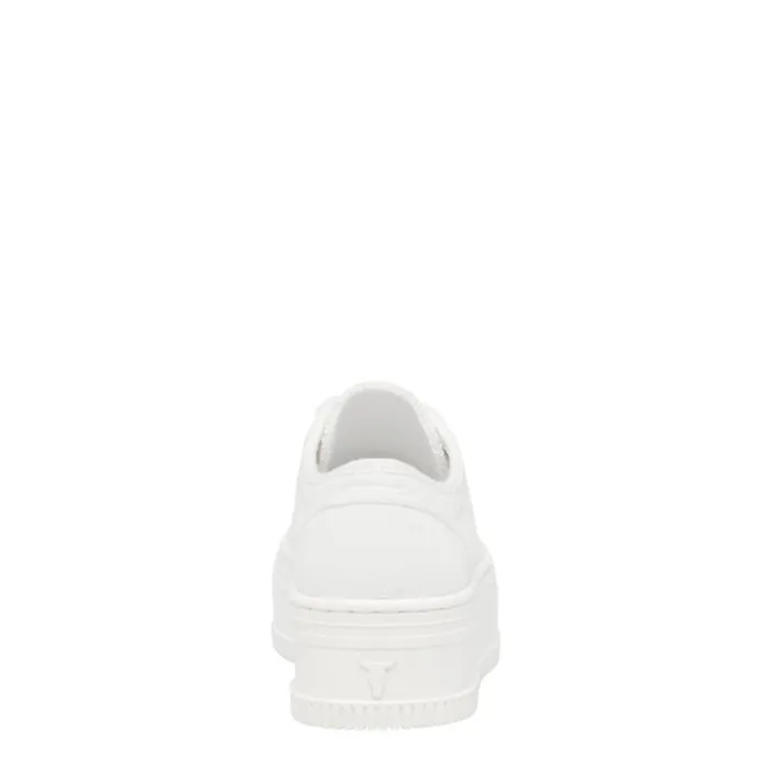 Platform Sneakers Women Windsor Smith DEALBREAKER WHITE CANVAS SNEAKERS Platform Sneakers Women Windsor Smith DEALBREAKER WHITE CANVAS SNEAKERS