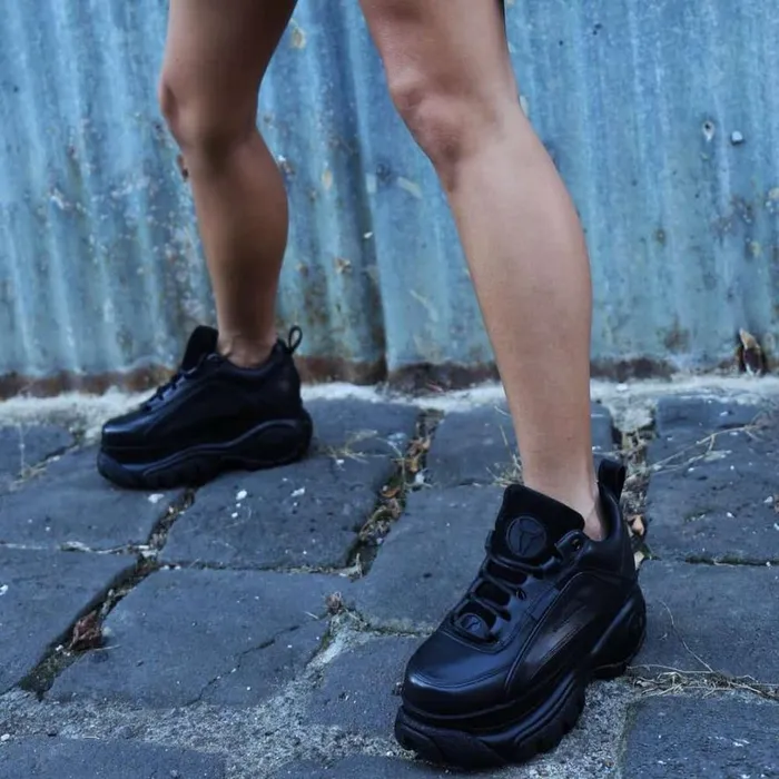 Platform Sneakers Women Windsor Smith LUPE BLACK SNEAKERS Platform Sneakers Women Windsor Smith LUPE BLACK SNEAKERS
