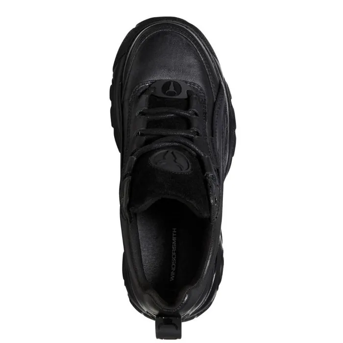 Platform Sneakers Women Windsor Smith LUPE BLACK SNEAKERS Platform Sneakers Women Windsor Smith LUPE BLACK SNEAKERS