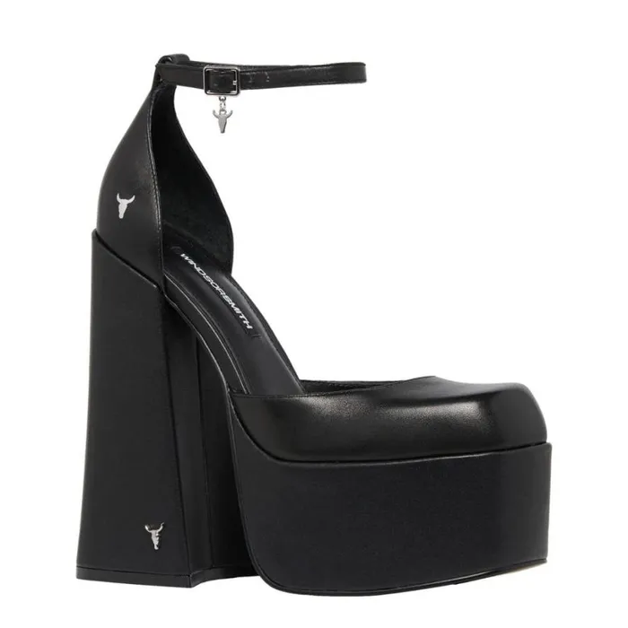 Platforms Women Windsor Smith DIAMONDS BLACK PLATFORM HEELS Platforms Women Windsor Smith DIAMONDS BLACK PLATFORM HEELS