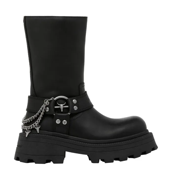 Platforms Women Windsor Smith THRILLING BLACK PLATFORM BOOTS