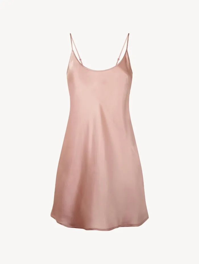 Powder Pink Silk Short Slip Sleepwear La Perla Loungewear