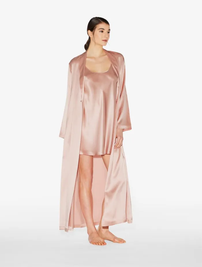 Powder Pink Silk Short Slip Sleepwear La Perla Loungewear
