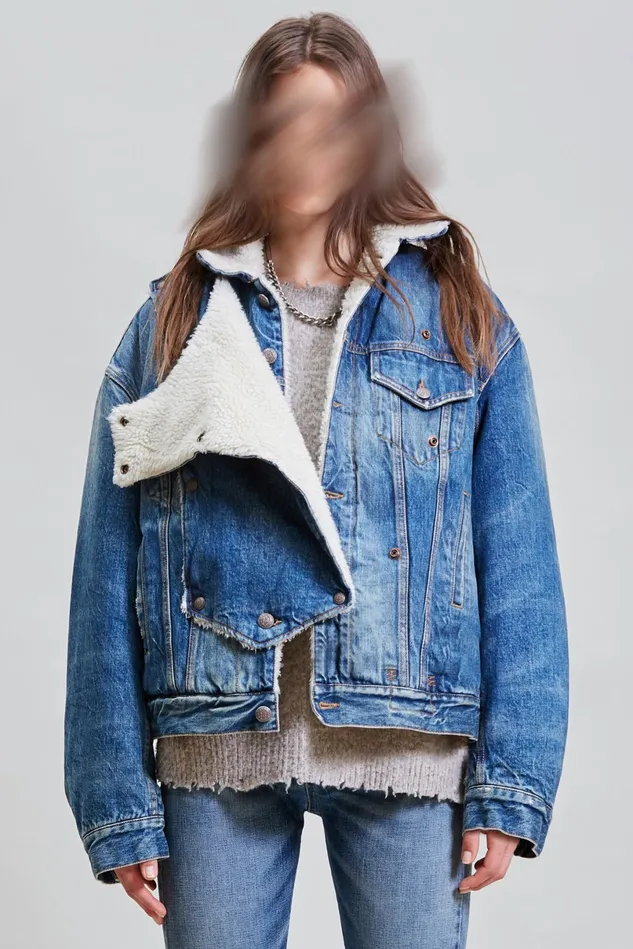 R13 Jackets and Coats Women Bib Trucker Jacket