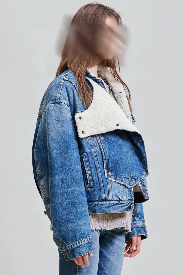 R13 Jackets and Coats Women Bib Trucker Jacket