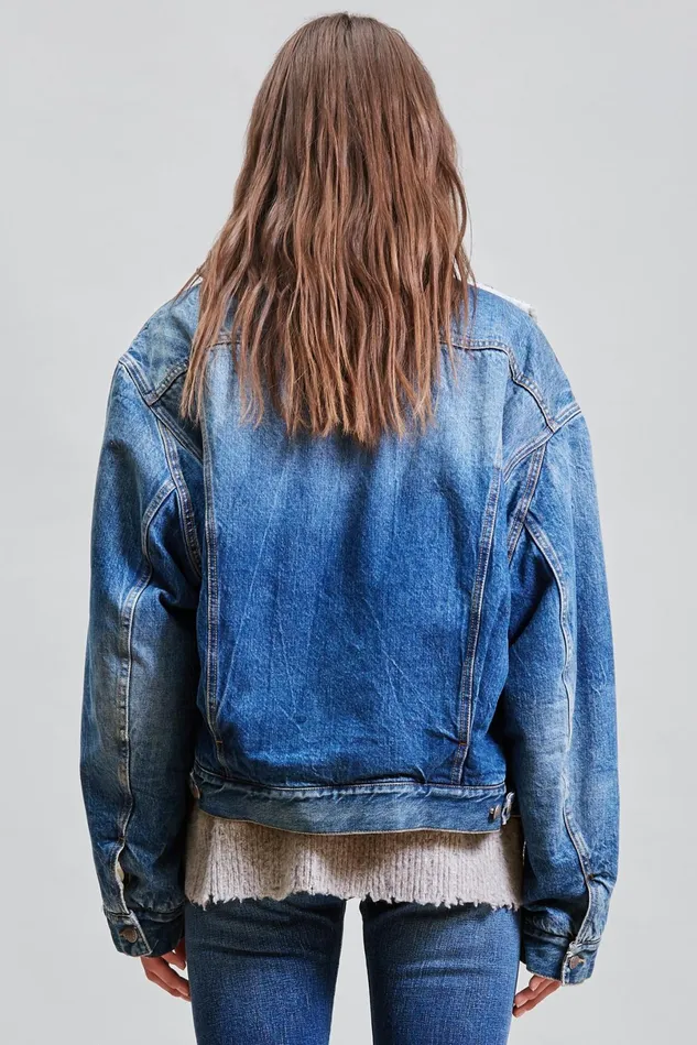 R13 Jackets and Coats Women Bib Trucker Jacket