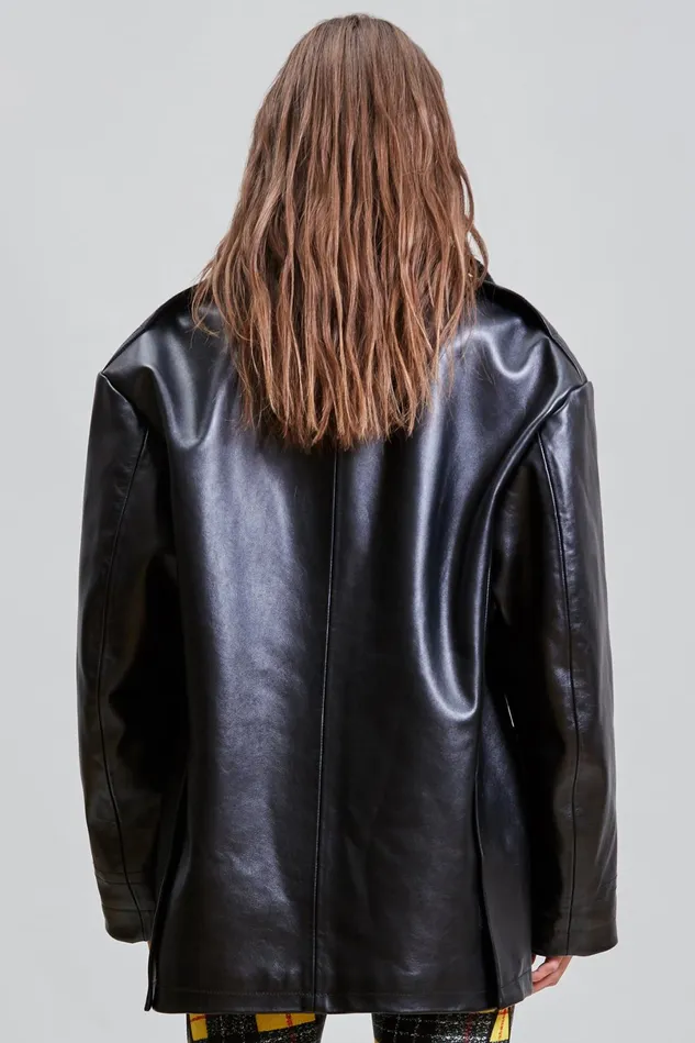 R13 Jackets and Coats Women Leather Policeman Coat