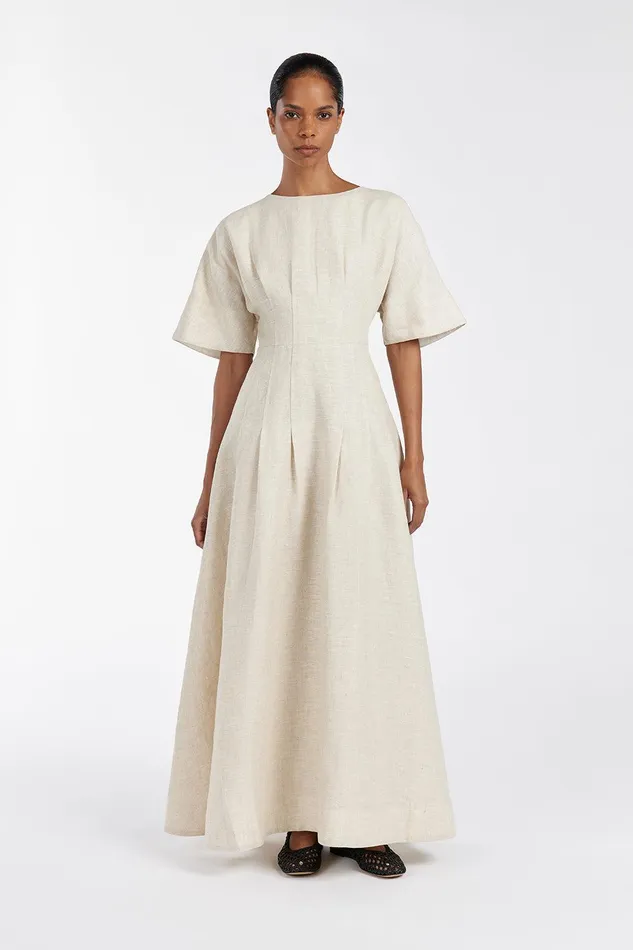 RAF NATURAL BOATNECK MIDI DRESS Women DISSH Midi Dresses