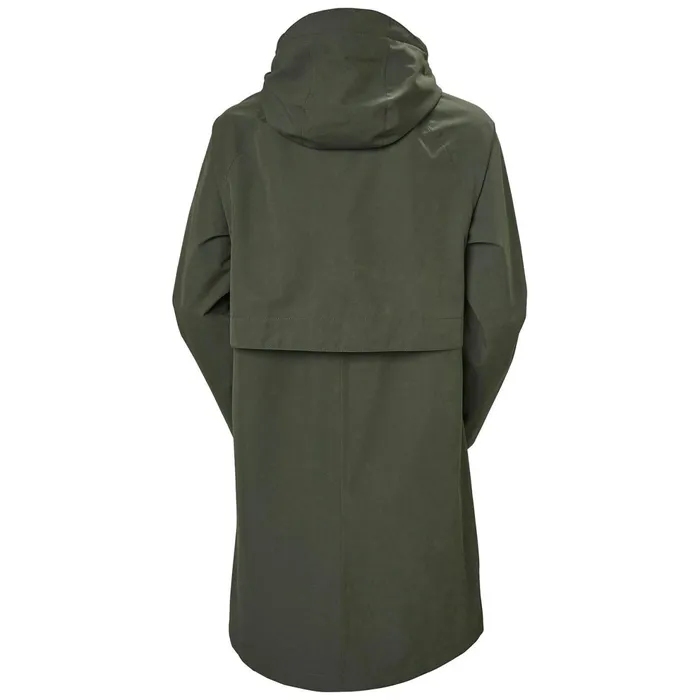 Rain Jackets Women Helly Hansen W MONO MATERIAL RAINCOAT 469 Forest Nigh