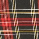 Red and Black Plaid Wrap Crop Top Clothing Unique Vintage Blouses