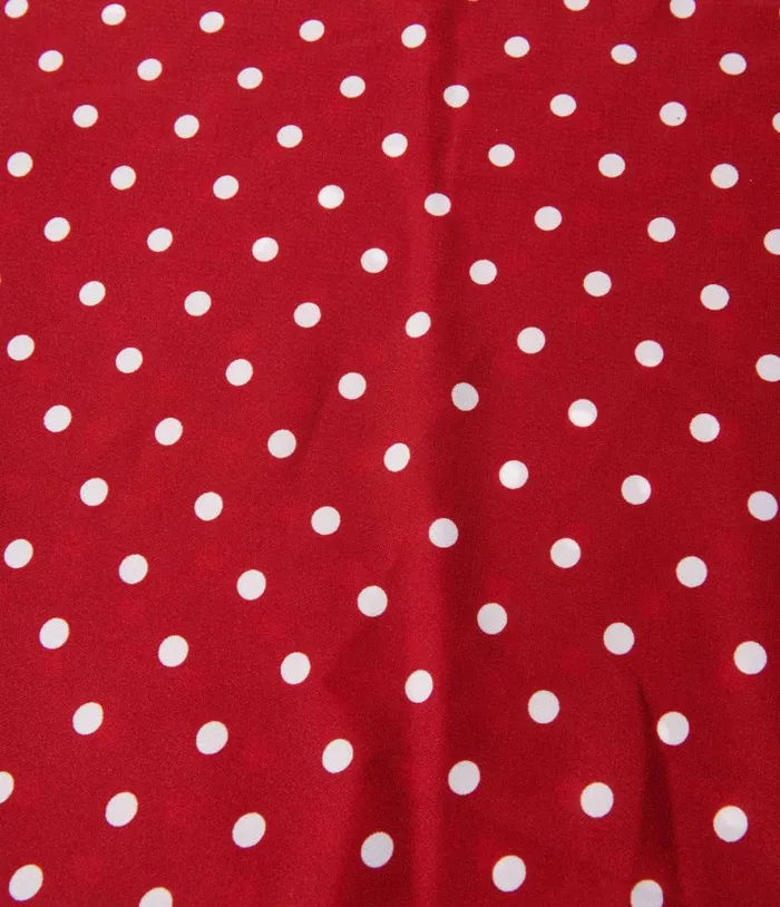 Red and White Polka Dot Hair Scarf Accessories Unique Vintage Gloves and Scarves