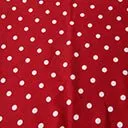 Red and White Polka Dot Hair Scarf Accessories Unique Vintage Gloves and Scarves