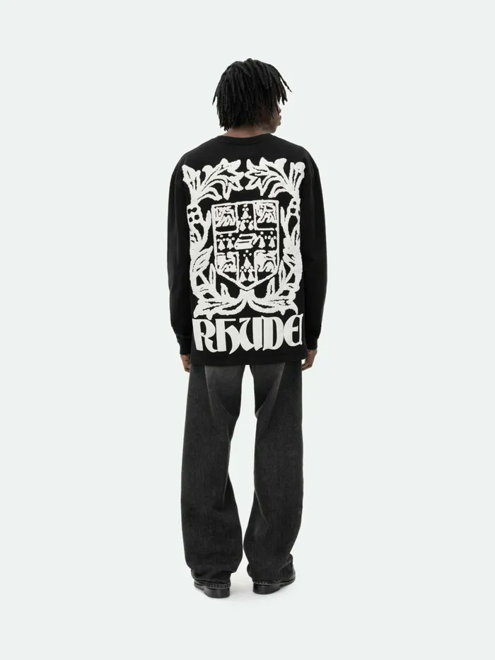 RHUDE VERITAS CREST LS TEE Men Rhude Tees