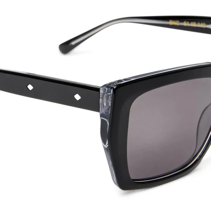 Ricci Sunglasses Black Crystal Men Bruno Magli Sunglasses