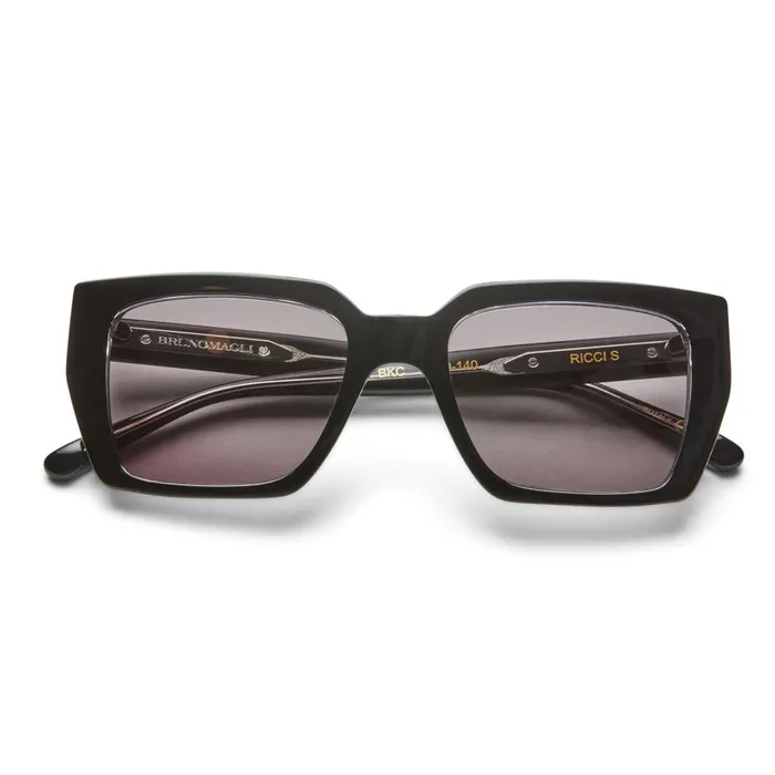 Ricci Sunglasses Black Crystal Men Bruno Magli Sunglasses