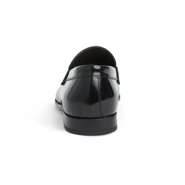Saffo Slip On Black Bit Loafer Black Leather Men Bruno Magli Loafers and Slipons