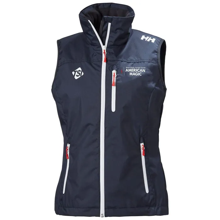 Sailing Jackets Women Helly Hansen W CREW VEST 600 Am Sup Navy