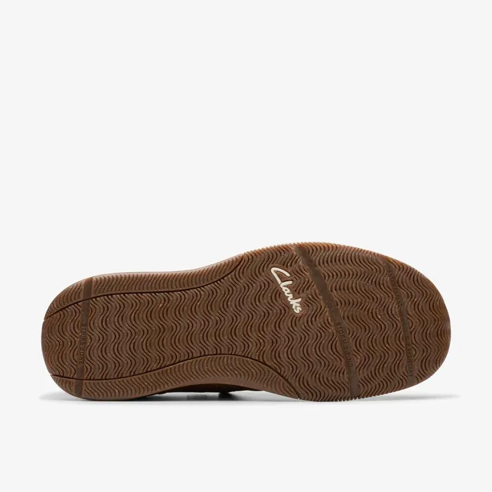 Sailview Step Light Tan Nubuck Men Clarks Loafers and Slip Ons